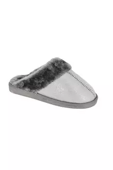 Блестящие тапочки Juliet Sleepers, серебро