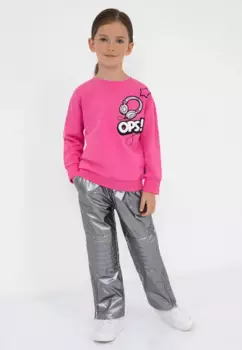 Блестящие термобрюки Gulliver, серебристый