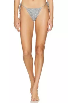 Блестящие трусики бикини Maaji, серый