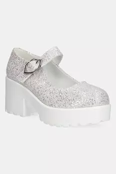 Блестящие туфли Mary Jane с ремешком от Rocky Horror Show "Damn it Janet! Edition" Koi Footwear, белый