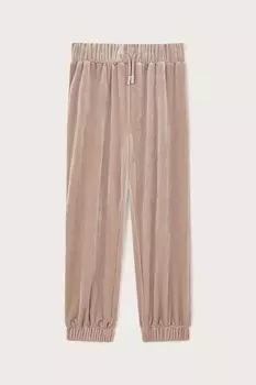 Блестящие велюровые джоггеры Monsoon, розовый