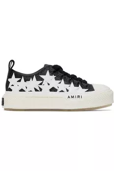 Блестящие звезды кроссовки Court Low Amiri, черный