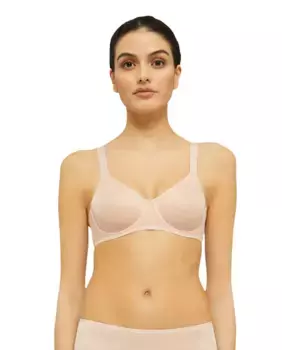 Блестящий бюстгальтер на косточках Wolford, красный