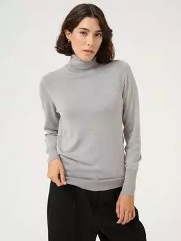 Блестящий джемпер regina KAFFE, серебряный