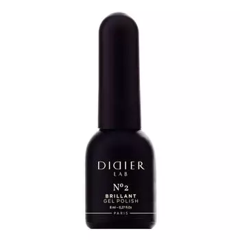 Блестящий гель-лак для ногтей Didier Lab, цвет 2, 8 мл