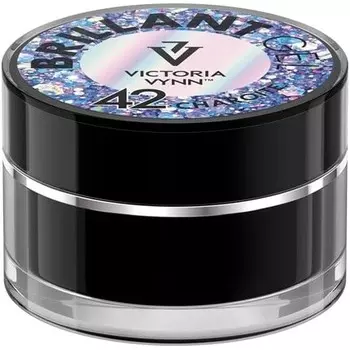 Блестящий гель-лак для украшения ногтей с блестками УФ-светодиодами 5 г 42 Чароит Victoria Vynn
