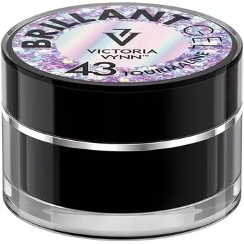 Блестящий гель-лак для украшения ногтей с блестками УФ-светодиодами 5 г 43 турмалин Victoria Vynn