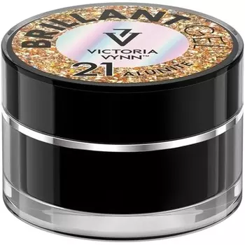 Блестящий гель-лак для украшения ногтей с блестками УФ-светодиодами 5 г 21 алунит Victoria Vynn