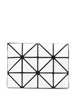 Блестящий кардхолдер с геометрическим дизайном Bao Bao Issey Miyake, белый