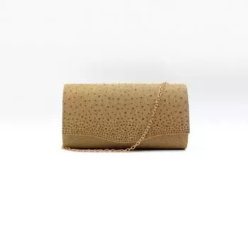 Блестящий клатч-конверт KOKO COUTURE, золото