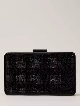 Блестящий клатч Phase Eight, черный
