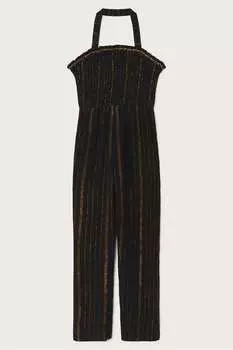 Блестящий комбинезон Monsoon, черный