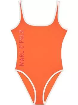 Блестящий купальник Marc O'Polo, оранжевый