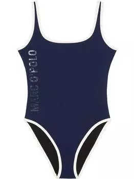 Блестящий купальник Marc O'Polo, синий