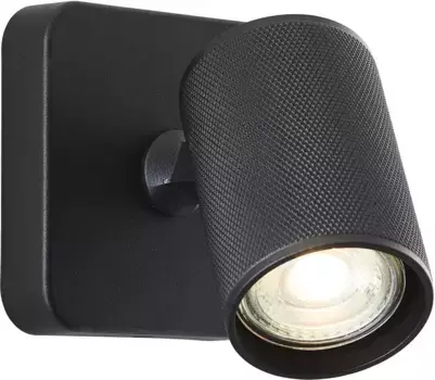 Блестящий настенный точечный светильник "Марти" Brilliant Высота: 12,00 см., песочно-черный