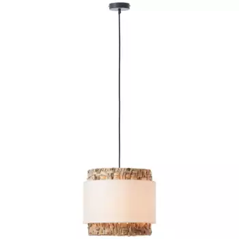 Блестящий подвесной светильник "Waterlilly" Brilliant 35 см, черный/белый