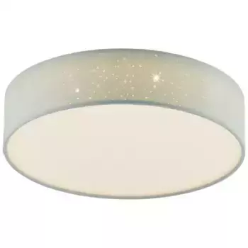 Блестящий потолочный светильник "Башка", 1 лампочка, плафон 38см зеленый Brilliant 38 см, Высота: 11,5 см, зеленый