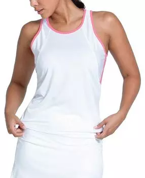 Блестящий топ Every Game Lucky in Love, белый