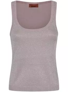 Блестящий топ Missoni, розовый