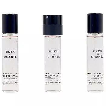 Bleu Eau De Parfum Spray Twist & Spray, 3 сменных картриджа, 20 мл, Chanel