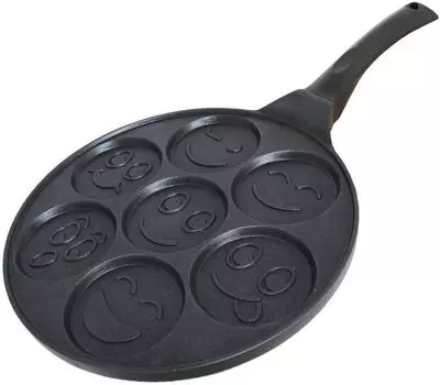 Блинная форма со смайликами, также для блинов, индукционная, с антипригарным покрытием, 26 см Rukauf