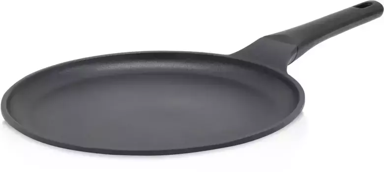 Блинная сковорода Krger "Дельта", литой алюминий, подходит для индукционных плит 24 см + высота 2 см, черный