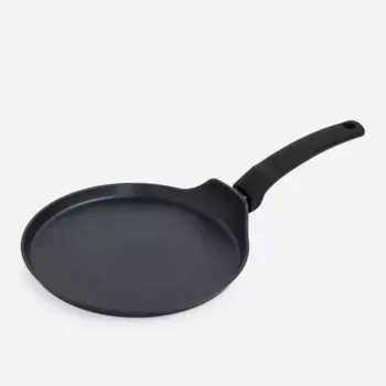 Блинница El Corte Ingls из кованого алюминия с цирконом, черный