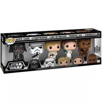 Блистер Из 5 Эксклюзивных Фигур Классических Фигурок Поп-Звездных Войн Funko