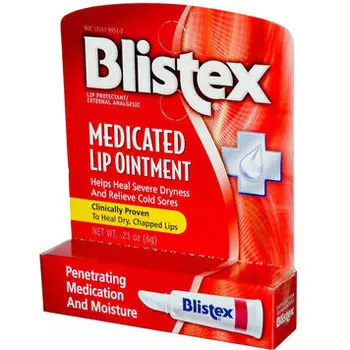 Blistex, Лечебный бальзам для губ от герпеса, 6г