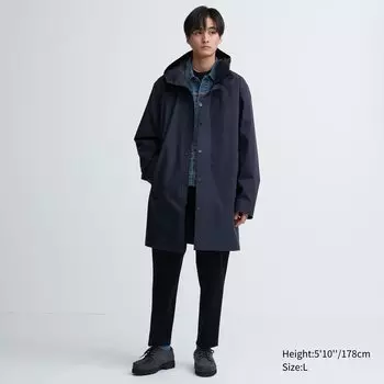 Пальто Blocktech Uniqlo мужское, 69 темно-синий