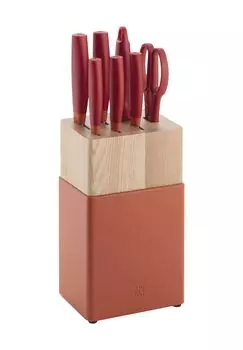Блок ножей, 8 шт Zwilling, красный