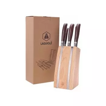 Блок ножей, набор из 5 шт Laguiole