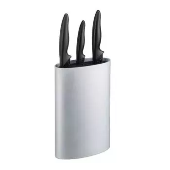 Блок ножей Relaxdays, серебро