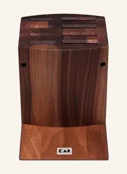 Блок ножей, высота: 27 см. Kai, коричневый