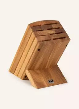 Блок ножей, высота: 27 см. Kai, коричневый