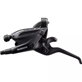 Блок переключения и тормоза (для плоского руля) Shimano ST-EF505-L Ez Fire Plu, черный / черный / черный