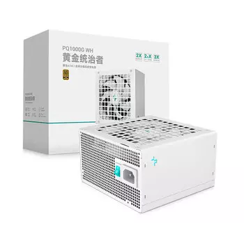 Блок питания DeepCool PQ1000G, 1000 Вт, белый