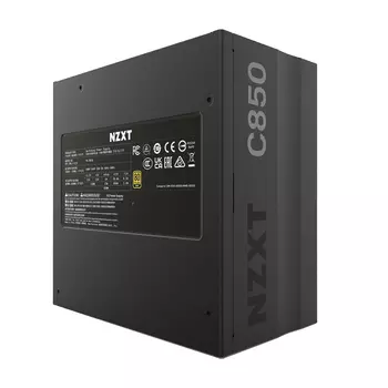 Блок питания NZXT C850, 80 PLUS Gold, 850 Вт, черный