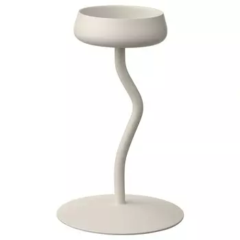 Блок-подсвечник, белый, 20 см, SILVERPRON IKEA