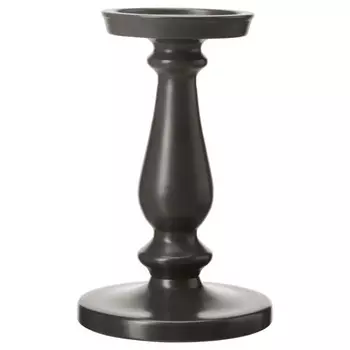 Блок-подсвечник, серый, 21 см, ERSTTA IKEA