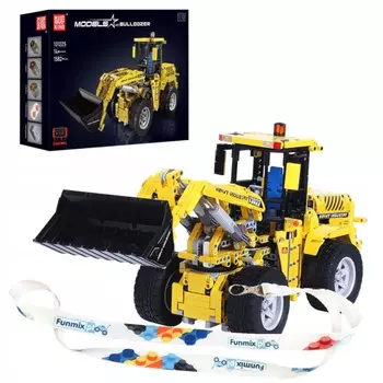 БЛОКИ БУЛЬДОЗЕР С ДИСТАНЦИОННЫМ УПРАВЛЕНИЕМ 1582 эл. МОЛД КОРОЛЬ 13122S Mould King