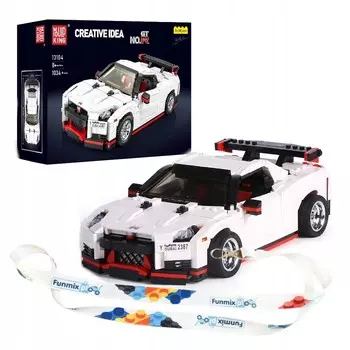 Блоки Технического Автомобиля Nissan Gtr Nismo 1024 El. Молд Король 13104 Mould King
