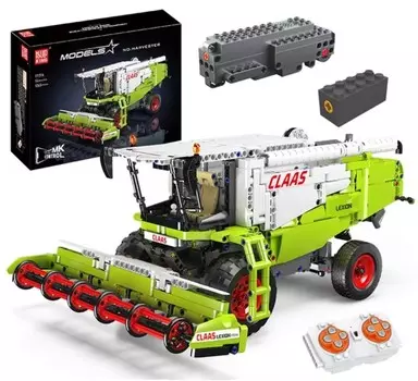 Блоки управляемые для автомобиля CLAAS HARVEST 1265-блоки 2-двигатели с дистанционным управлением 40см Mould King