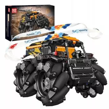 БЛОКИРОВКИ С ДИСТАНЦИОННЫМ УПРАВЛЕНИЕМ АВТОМОБИЛЯ Mecanum ATV 617 эл. МОЛД КОРОЛЬ 20017 Mould King