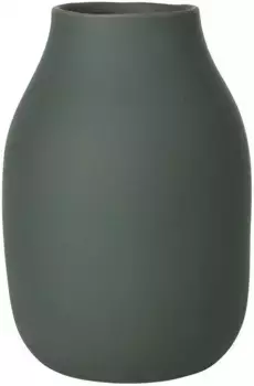 БЛОМУС декоративная ваза "COLORA" BLOMUS 10,5х15х10,5 см, 10,5 см, зеленый/