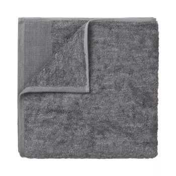 Blomus GIO Банное полотенце, банное полотенце, полотенце для рук, хлопок, магнитный меланж, 140 x 70 см, 69104, темно-серый