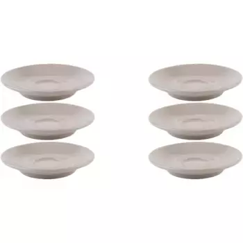 Блюдце APS «Набор из 6 блюдец для эспрессо -SNUG-», (набор, 6 шт.), качественный материал, серый