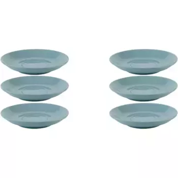Блюдце APS «Набор из 6 кофейных блюдец -SNUG-», (набор, 6 шт.), качественный материал, цвет blau