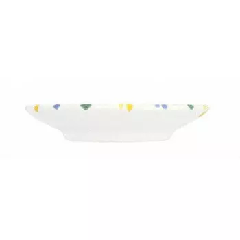 Блюдце для эспрессо с цветным пламенем 11 см Gmundner Keramik, красочный