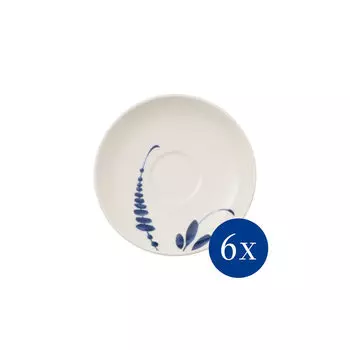 Блюдце Vieux Luxembourg Brindille, 12x12см Villeroy & Boch, синий/белый